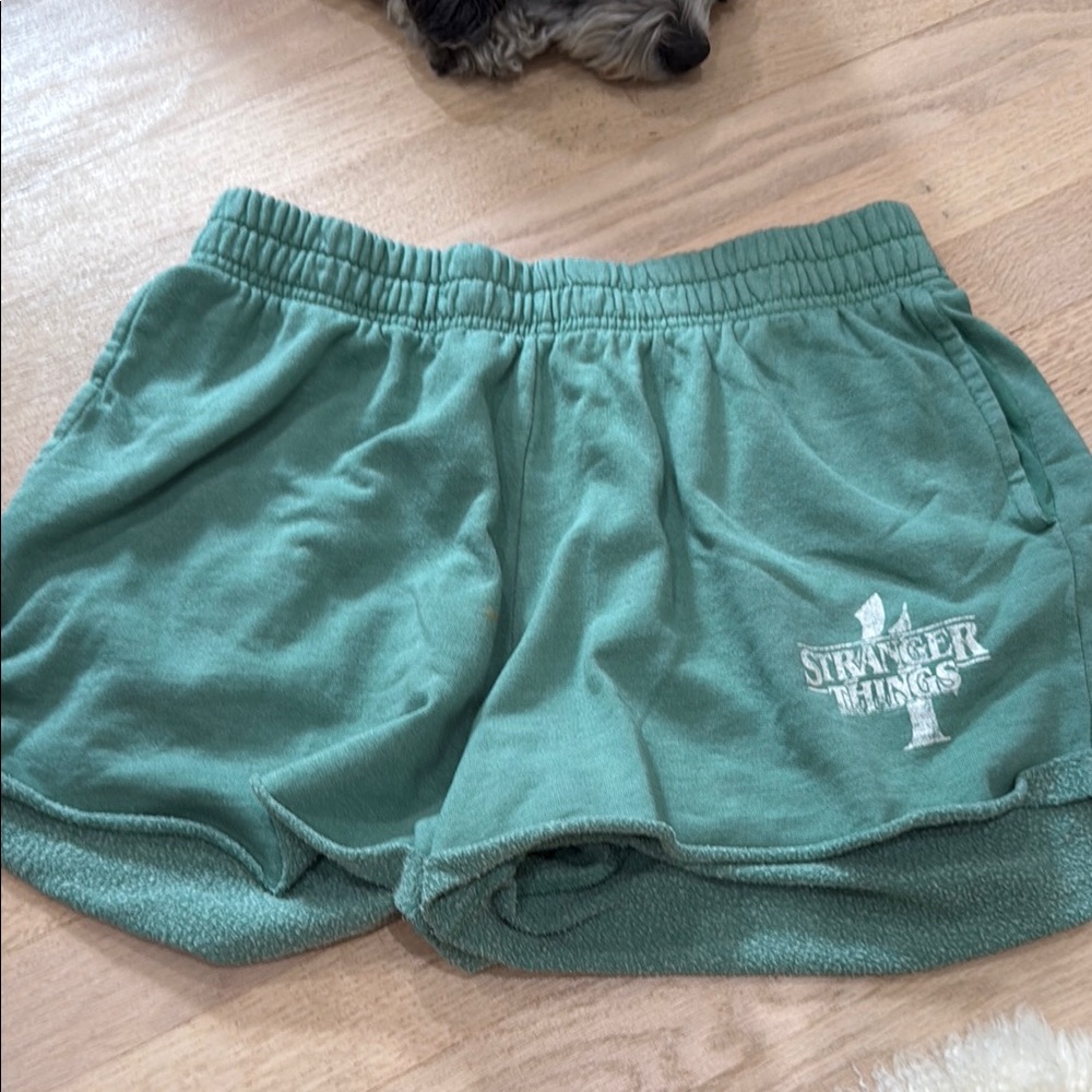 PacSun Green Stranger Things Sweat Shorts